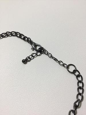 Beautiful maroon floral statement necklace