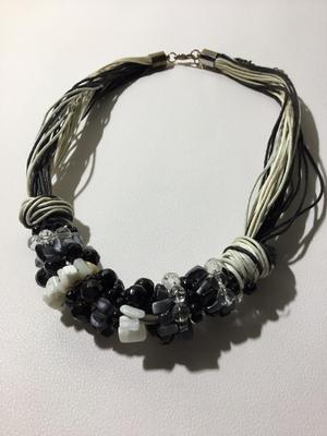 Beautiful multilayer collar statement necklace