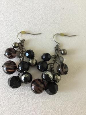 Beautiful beaded dangle earrings