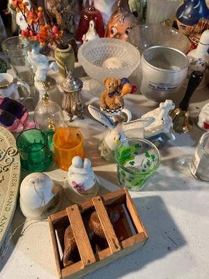 Wood monk bookends, Bells, decor