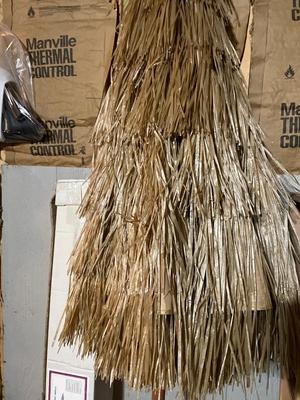 Two umbrellas with umbrella stand