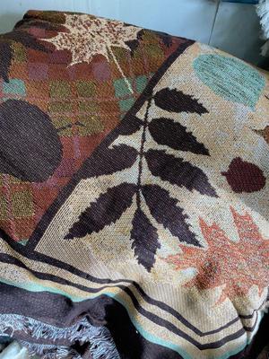 Afghans, table cloths, and napkins, bedding, sets, table runners, etc.