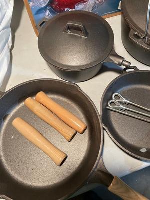 Cast iron & punch bowls