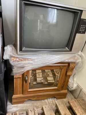 Vintage TV and stand