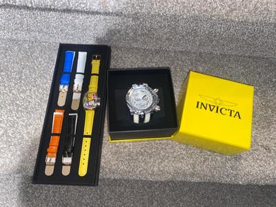MEN’S INVICTA "THE JOKER" WATCH & WOMENS WATCH W/5 BANDS IS A LIMITED EDITION RUN FROM THE ARTIST ROMERO BRITTO