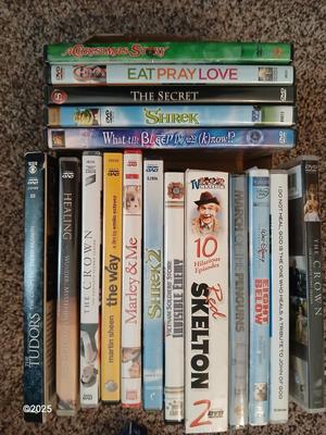 Movies on DVD - a few are brand new - never opened!