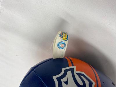PEYTON MANNING DOLL AND BRONCO FOOTBALL