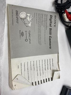 SONY DIGITAL STILL CAMERA DSC-F717