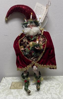 Mark Roberts Candlelight Christmas Elf Fairy approx 18" tall