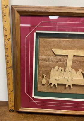 The Last Supper, Raised Relief Cut Wood