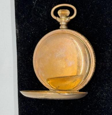 Vintage Elgin 15 Jewel Fancy Dial Double Hunter Case Sidewinder Pocketwatch - 1896