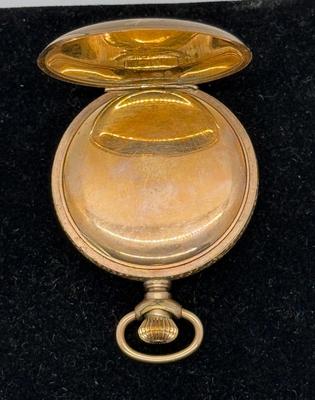 Vintage Elgin 15 Jewel Fancy Dial Double Hunter Case Sidewinder Pocketwatch - 1896