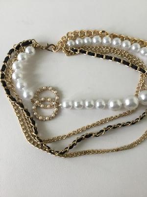 Beautiful multilayer chain like fashion belt