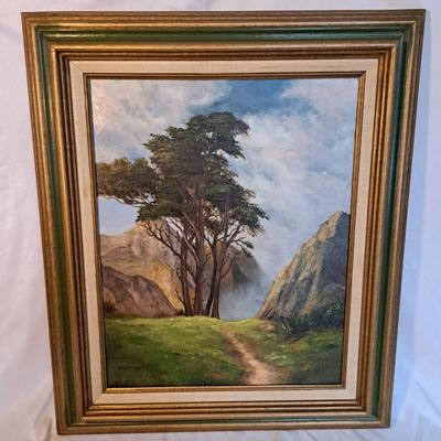 Signed Mia Rowe Landscape Oil Painting (LR-SD)