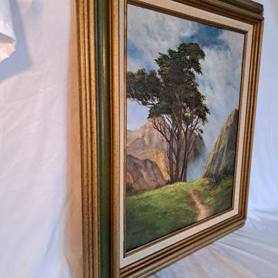 Signed Mia Rowe Landscape Oil Painting (LR-SD)