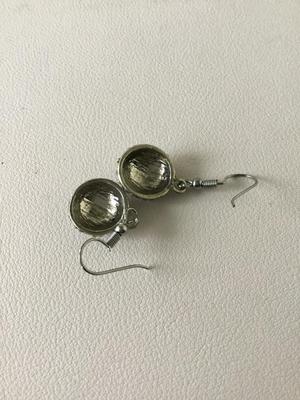 Beautiful volleyball rhinestone earrings