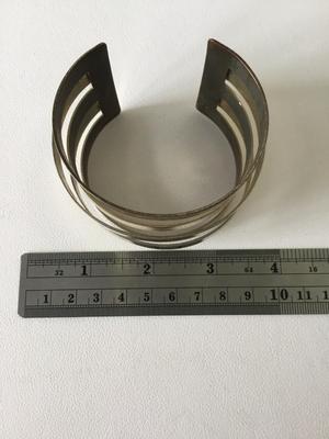 Gold tone cuff bracelet