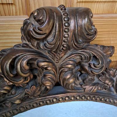 Large Italian Baroque-Style Beveled Mirror (FE-SD)