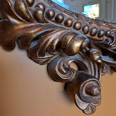 Large Italian Baroque-Style Beveled Mirror (FE-SD)