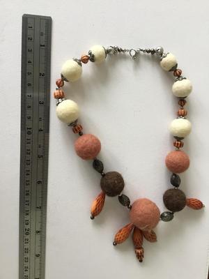 Beautiful statement colorful necklace