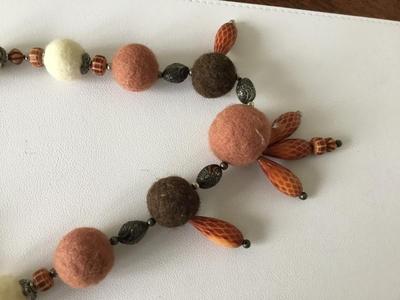 Beautiful statement colorful necklace