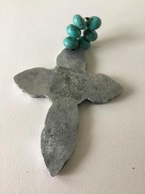 Beautiful unmarked keychain cross charm