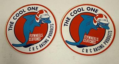 Vintage Automotive Equipment Stickers - CRC Racing Products