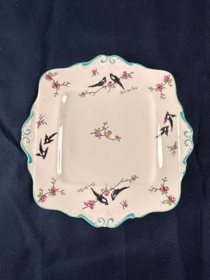 A c1926s Paragon China 'Two for Joy' Plate