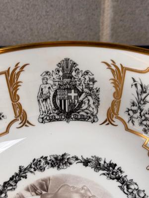 Royal Worcester Silver Wedding Bowl H.M. Queen H.R.H. Duke of Edinburgh Limited 364