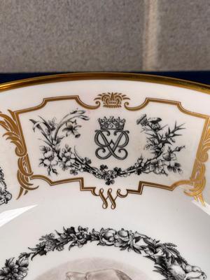 Royal Worcester Silver Wedding Bowl H.M. Queen H.R.H. Duke of Edinburgh Limited 364
