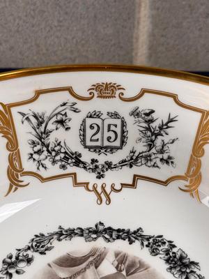 Royal Worcester Silver Wedding Bowl H.M. Queen H.R.H. Duke of Edinburgh Limited 364