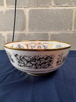Royal Worcester Silver Wedding Bowl H.M. Queen H.R.H. Duke of Edinburgh Limited 364