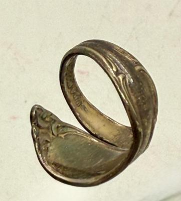 Rogers Oneida Silver-plated spoon ring size 7