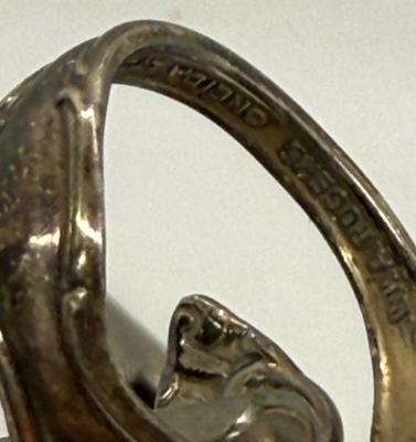 Rogers Oneida Silver-plated spoon ring size 7