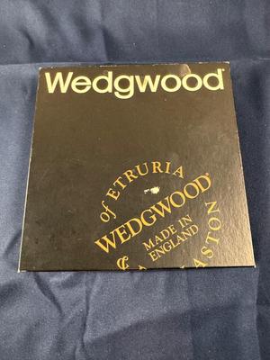Wedgwood England Jasperware Blue Royal Wedding 1986 Plate in Box
