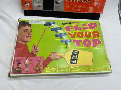 FLIP YOUR TOP AND SCULPTURED CHESS