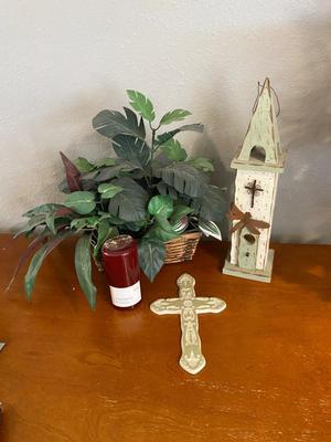 THE BIRDHOUSE OF FAITH, MATCHING CROSS AND MORE!