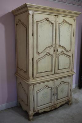 Vintage THOMASVILLE Armoire Hand Painted
