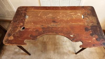 Lot #193 Antique Sewing Table from Melrose Plantation (Natchitoches, LA)