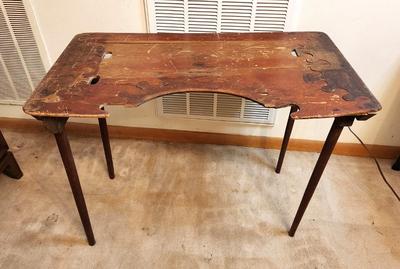 Lot #193 Antique Sewing Table from Melrose Plantation (Natchitoches, LA)