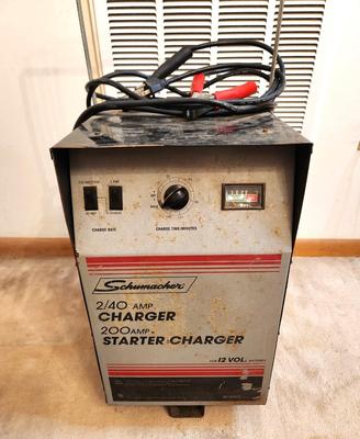 Lot #195 Schumacher 2/40 Battery Charger - works
