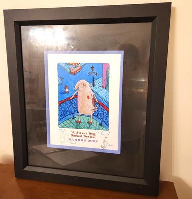 Lot #200 "A Street Dog Named Desire" -Barkus 2007 Official Poster - signed/numbered