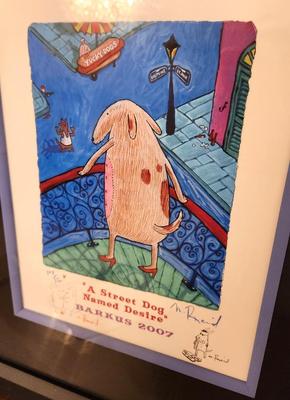 Lot #200 "A Street Dog Named Desire" -Barkus 2007 Official Poster - signed/numbered
