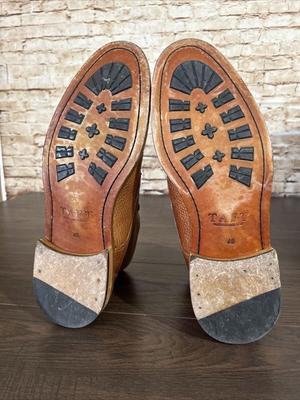 Taft The Rome Boots Leather Brown Handcrafted in Spain EU Size 46 (12.5) US