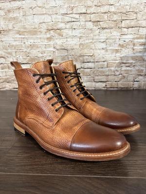 Taft The Rome Boots Leather Brown Handcrafted in Spain EU Size 46 (12.5) US