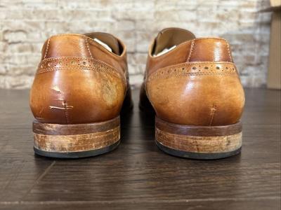 Taft “The Beck” Men’s Wingtip Brogue Dress Shoes In Burnt Honey Color Size 12.5