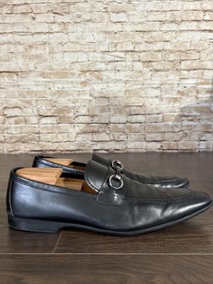 Magnanni Shoes Mens 13 - 17532 Voto Horsebit Loafer Dress Black Leather
