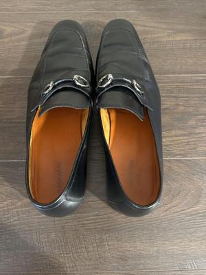 Magnanni Shoes Mens 13 - 17532 Voto Horsebit Loafer Dress Black Leather