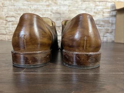 Vero Cuoio Men’s Dress Shoes Leather Double Monk Strap Italy Brown Sz 46 (12.5)