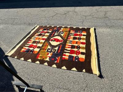 Wool Tapestry Blanket, Momostenango, Guatemala